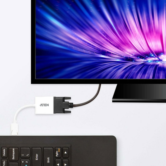 ATEN VC965 Adaptador DisplayPort a DVI-I Blanco ATEN VC965 Adaptador DisplayPort a DVI-I Blanco