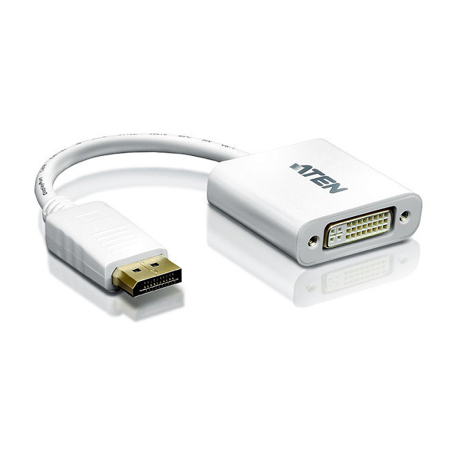ATEN VC965 Adaptador DisplayPort Macho a DVI-I Hembra Blanco ATEN VC965 Adaptador DisplayPort Macho a DVI-I Hembra Blanco