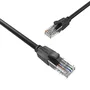Vention IBEBF Cable de Red Ethernet Cat6 RJ45 1 m, UTP 26AWG Negro, 1000 Mbps Gigabit, Plug & Play