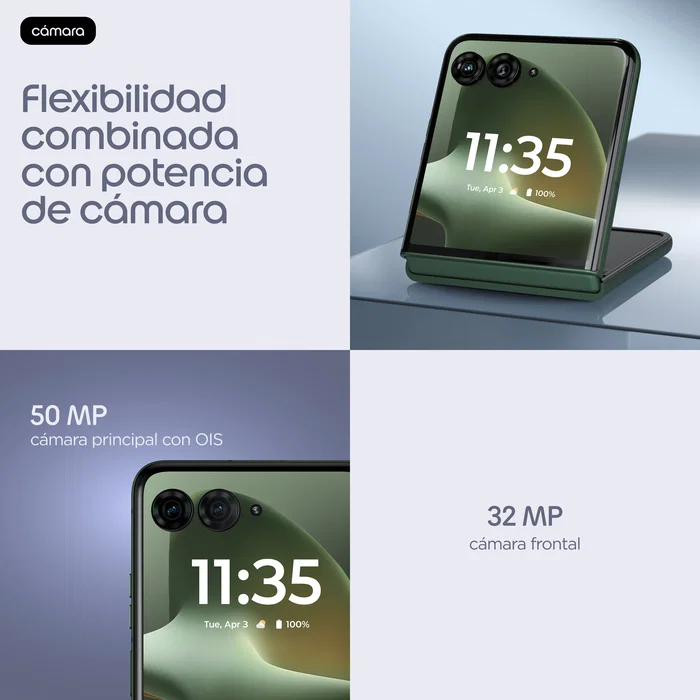 Motorola razr 70 Plus 12 GB RAM 512 GB Verde oscuro
