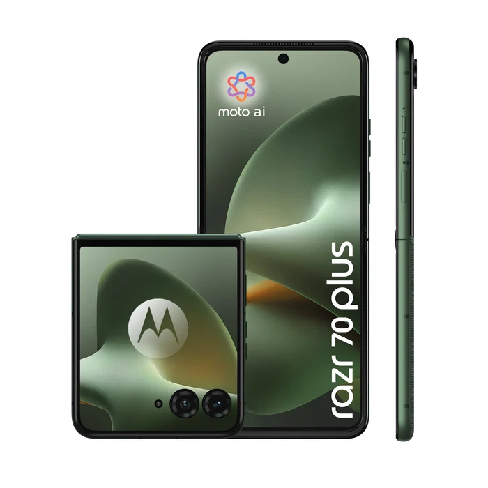 Motorola razr 70 Plus 12 GB RAM 512 GB Verde oscuro