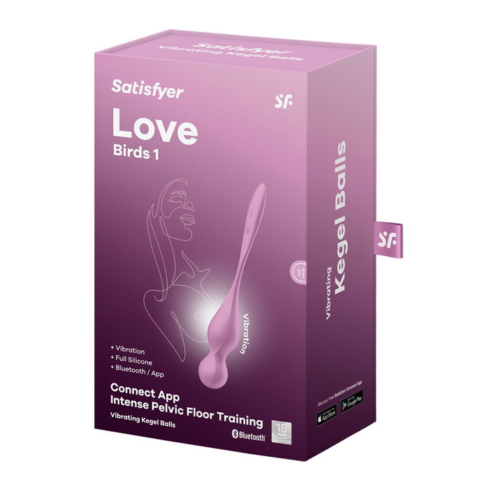 Satisfyer Love Birds Bolas Kegel Vibradoras con App de Entrenamiento Rojo Satisfyer Love Birds Bolas Kegel Vibradoras con App de Entrenamiento Rojo