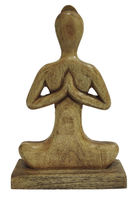 DKD Home Decor Figuras Yoga de Mango - Surtido de 3 Piezas