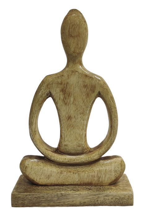 DKD Home Decor Figuras Yoga de Mango - Surtido de 3 Piezas
