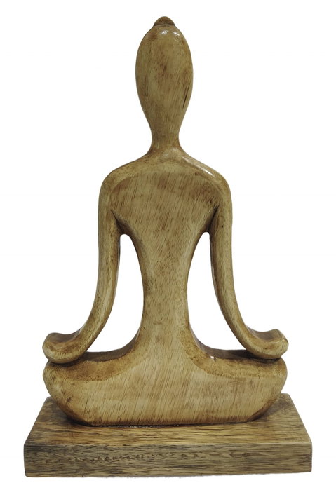 DKD Home Decor Figuras Yoga de Mango - Surtido de 3 Piezas