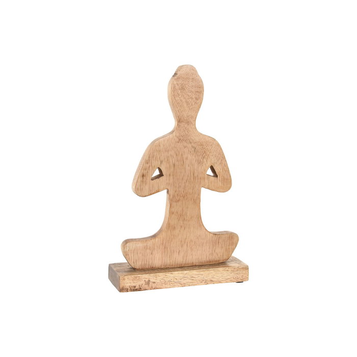 DKD Home Decor Figuras Yoga de Mango - Surtido de 3 Piezas