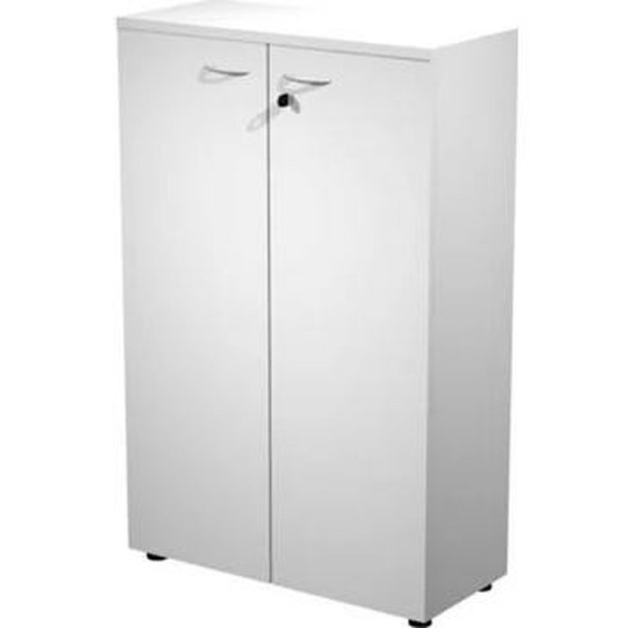 Artexport Armario Medio Presto Blanco con Puertas y 2 Estantes Artexport Armario Medio Presto Blanco con Puertas y 2 Estantes