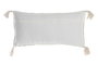 DKD Home Decor Cojín Algodón 60x10x30 con Flecos Azul y Beige