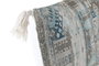 DKD Home Decor Cojín Algodón 60x10x30 con Flecos Azul y Beige