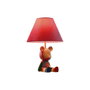 DKD Home Decor Lámpara de Sobremesa Pop Art Multicolor en Resina y Terciopelo