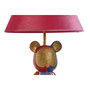 DKD Home Decor Lámpara de Sobremesa Pop Art Multicolor en Resina y Terciopelo
