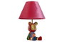 DKD Home Decor Lámpara de Sobremesa Pop Art Multicolor en Resina y Terciopelo