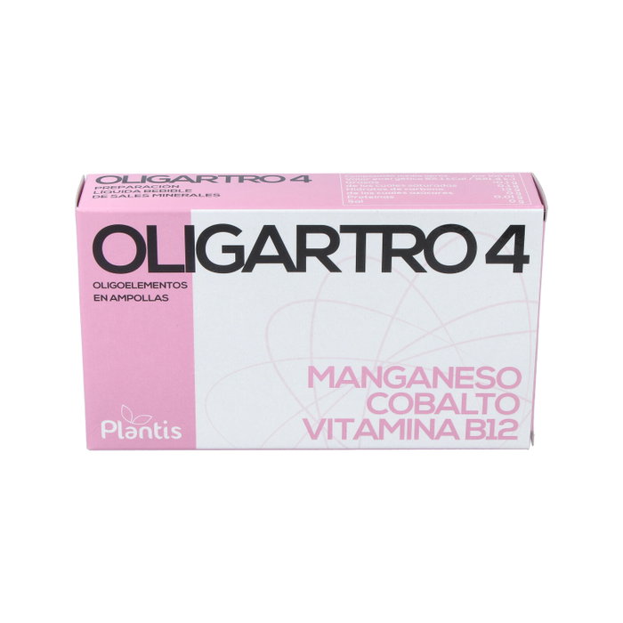 PLANTIS Oligartro 4 Manganeso-Cobalto 20 ampollas PLANTIS Oligartro 4 Manganeso-Cobalto 20 ampollas