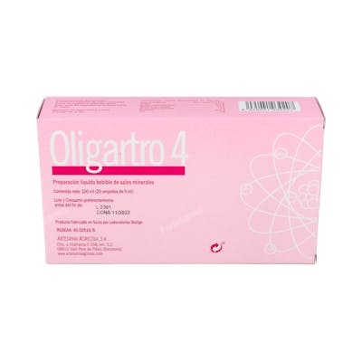 PLANTIS Oligartro 4 Manganeso-Cobalto 20 ampollas PLANTIS Oligartro 4 Manganeso-Cobalto 20 ampollas