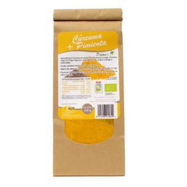 DREAM FOODS Cúrcuma y Pimienta Negra Polvo 150Gr. Bio