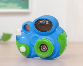 Juguete Cámara de Fotos Azul para Bebés +18 Meses con Sonidos, Luces y Melodías