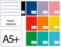Liderpapel Smart A5+ Libreta Horizontal 48 Hojas Colores Surtidos