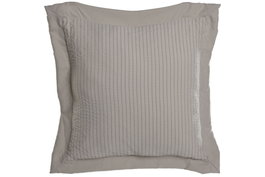DKD Home Decor Cojín de Poliéster Gris Claro 45x8x45 cm
