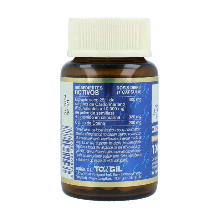 TONGIL Cardo mariano 10.000mg 40 cápsulas TONGIL Cardo mariano 10.000mg 40 cápsulas