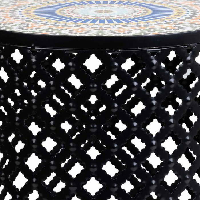 Soporte para Maceta Alexandra House Living Negro Hierro Azulejo 38 x 50 x 38 cm 2 Piezas Soporte para Maceta Alexandra House Living Negro Hierro Azulejo 38 x 50 x 38 cm 2 Piezas