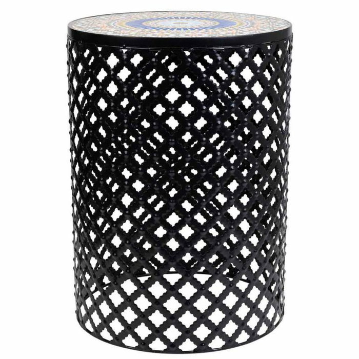 Soporte para Maceta Alexandra House Living Negro Hierro Azulejo 38 x 50 x 38 cm 2 Piezas Soporte para Maceta Alexandra House Living Negro Hierro Azulejo 38 x 50 x 38 cm 2 Piezas
