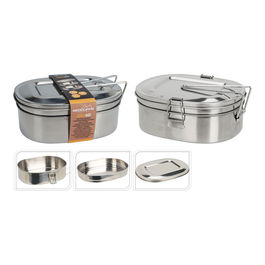 Redcliffs Fiambrera de Acero Inoxidable 1200 ml 180 x 140 x 75 mm