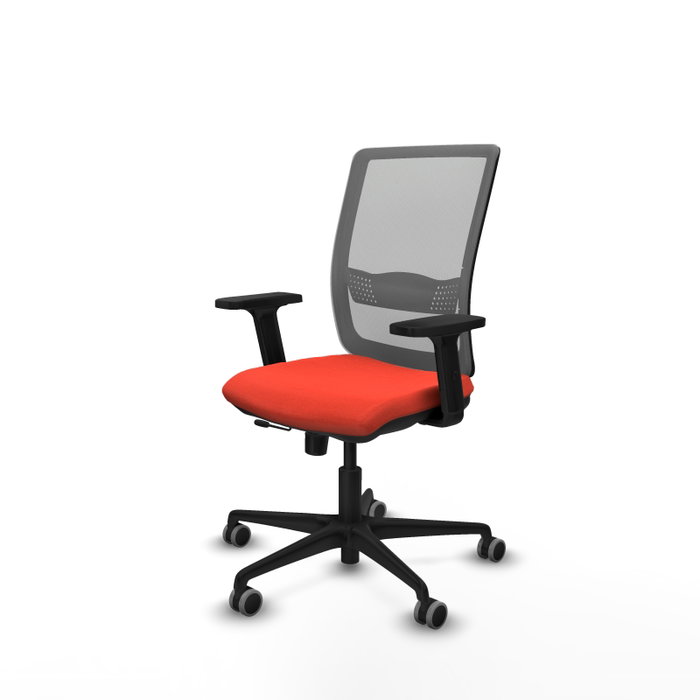 PIQUERAS Y CRESPO Silla de oficina Haches Naranja oscuro y Gris