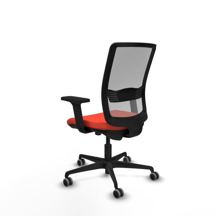 PIQUERAS Y CRESPO Silla de oficina Haches Naranja oscuro y Gris