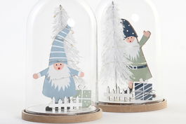 DKD Home Decor Decoracion Luminosa Navidad Fantasia Multicolor Verde 11 x 18 x 11 cm (8 Unidades)