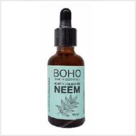BOHO Aceite de Neem Orgánico 50ml para Cuidado de la Piel Sensible Tipo Todo Piel Cosmético