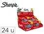 Sharpie Rotulador Acrílico Punta Redonda/Pincel Expositor 24 Unidades Colores Surtidos