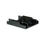 ROLINE Adaptador de montaje 8,89 cm 3,5 pulgadas para 2x 2.5 HDD Negro