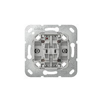 GIRA 315900 Interruptor oscilante Cromo, Gris