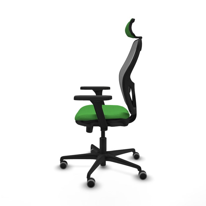 PIQUERAS Y CRESPO Silla de oficina Jorquera con mecanismo Sincro/Traslack, Verde y Gris PIQUERAS Y CRESPO Silla de oficina Jorquera con mecanismo Sincro/Traslack, Verde y Gris