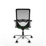 PIQUERAS Y CRESPO Silla de oficina Zulema con mecanismo Sincro/Traslack Verde y Blanco