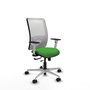 PIQUERAS Y CRESPO Silla de oficina Zulema con mecanismo Sincro/Traslack Verde y Blanco