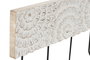 Perchero Romantico DKD Home Decor Blanco Negro 7.5x23.5x40.5 cm