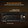 ASUS TUF Gaming A2 Carcasa externa para SSD M.2 USB 3.2 Gen 2x2 de 20 Gbps