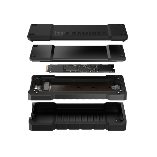 Asus TUF Gaming A2 Caja Externa para Unidad de Estado Sólido (SSD) M.2 Negro 20 Gbit/s 90DD02X0-M09000