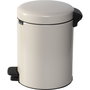Brabantia Newicon Papelera de Pedal 5 L Soft Beige