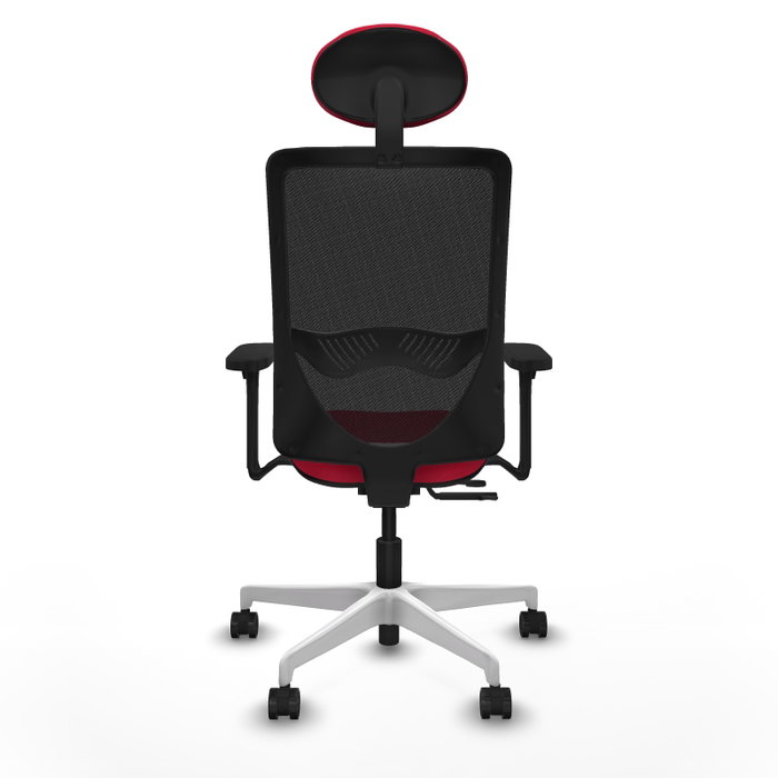 PIQUERAS Y CRESPO Silla de oficina Zulema con mecanismo Sincro/Traslack, Rojo y Negro PIQUERAS Y CRESPO Silla de oficina Zulema con mecanismo Sincro/Traslack, Rojo y Negro