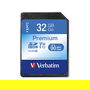 Verbatim Tarjeta SDHC Premium de 32GB Clase 10 U1 HC 90MB/s