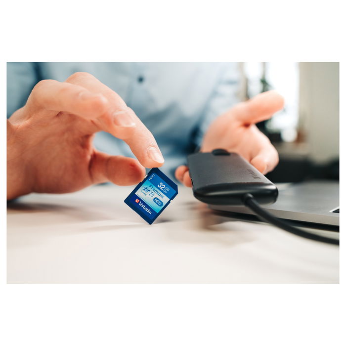 Verbatim Tarjeta SDHC Premium de 32GB Clase 10 U1 HC 90MB/s