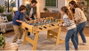 JugaToys Futbolín de madera 121x161x86cm