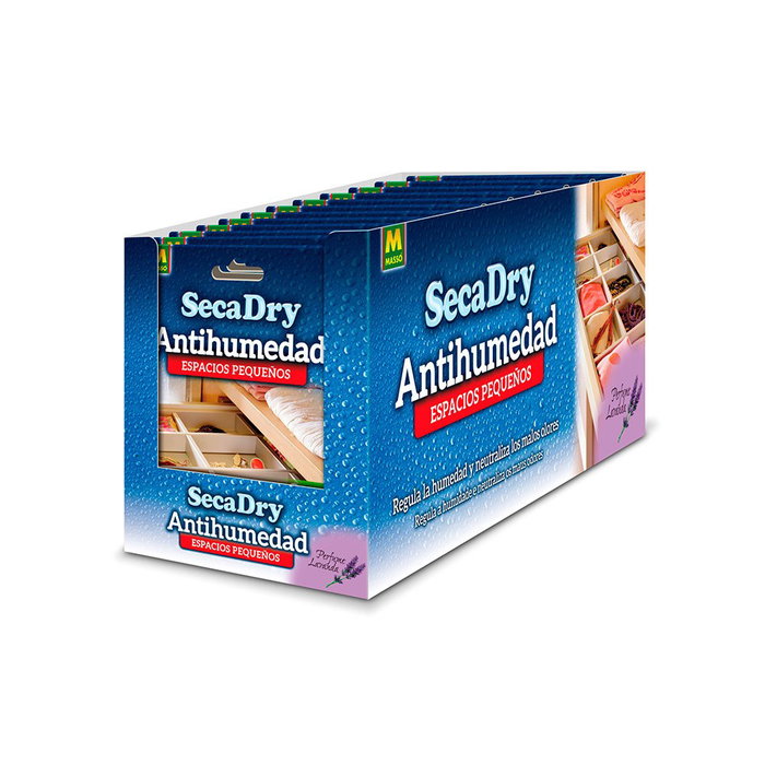 Massó Secadry bolsa en gel 3 x 30 g con aroma a lavanda para absorber humedad