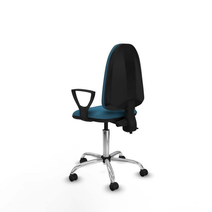 PIQUERAS Y CRESPO Silla de oficina Aýna Verde petróleo con Brazos fijos PIQUERAS Y CRESPO Silla de oficina Aýna Verde petróleo con Brazos fijos