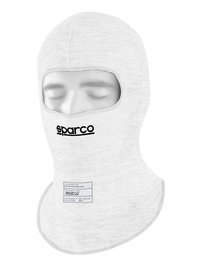 Sparco Balaclava Rw10 Shield Pro Blanco S001407BO Pasamontañas Ignífugo FIA 8856-2018 2 Capas