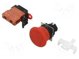 OMRON A22E-M-01 Interruptor de emergencia rojo NC