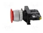 SPAMEL Interruptor de emergencia ST22 rojo 22mm NC