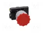 SPAMEL Interruptor de emergencia ST22 rojo 22mm NC